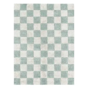 Lorena Canals Chef Kitchen Tiles Washable Rug Blue Sage