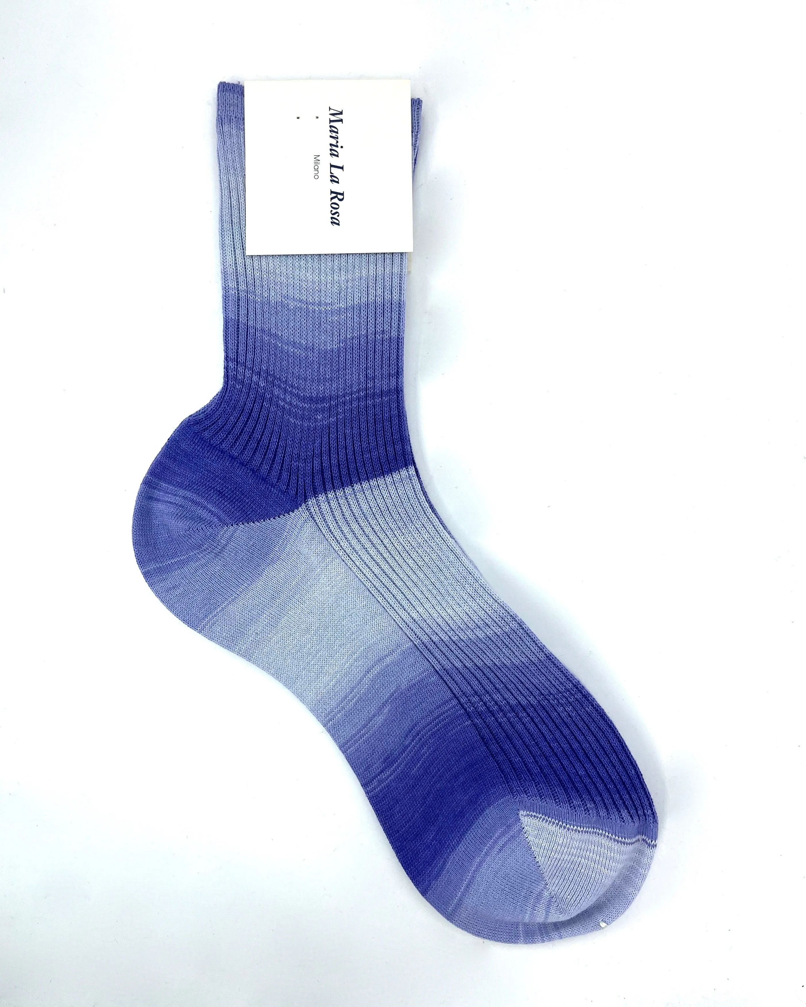 Maria La Rosa Variegated Cotton Ribbed Socks