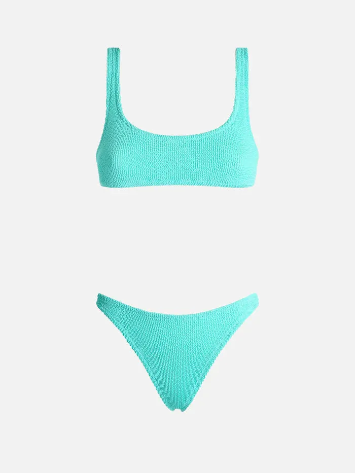 Mc2 Saint Barth Bikini Crinkle Green