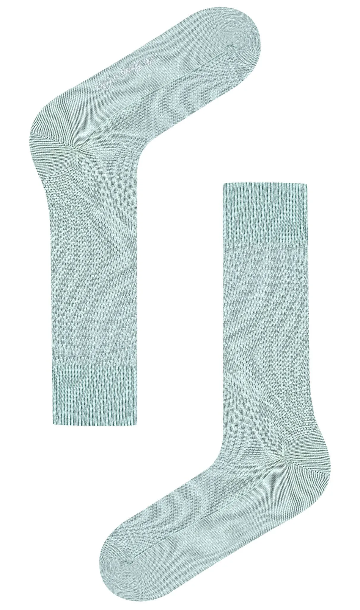 Mint Green Textured Socks