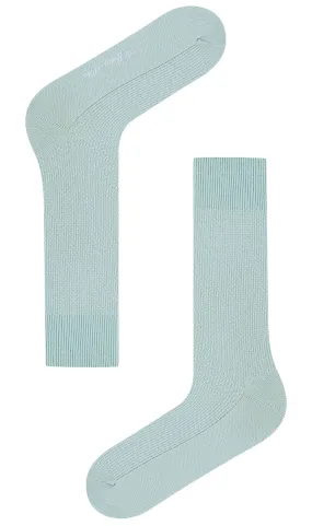 Mint Green Textured Socks