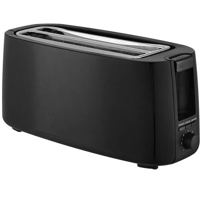 Nero 4 Slice Toaster Long Black