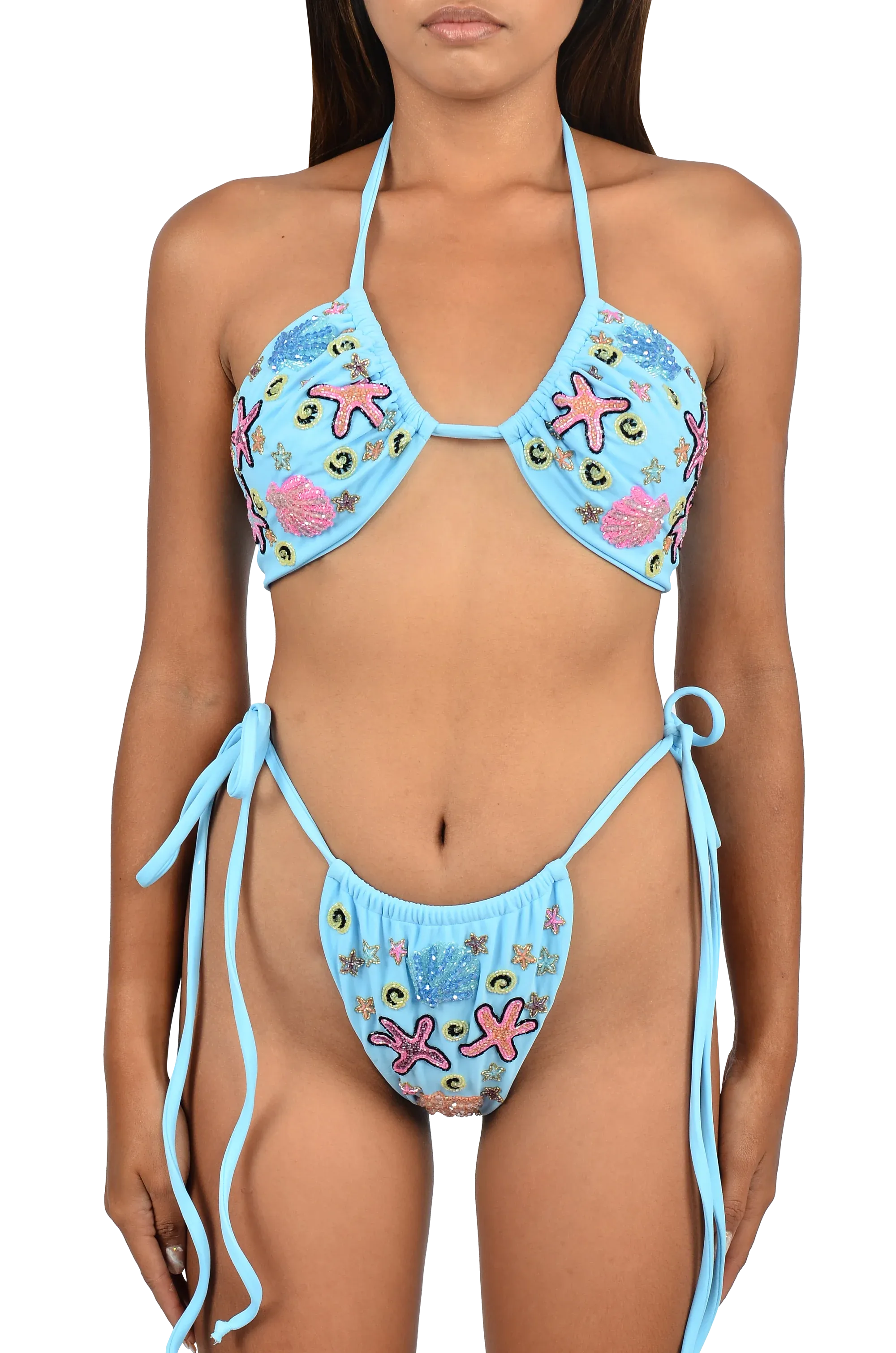 Oceanus Fia Swimsuit | Blue