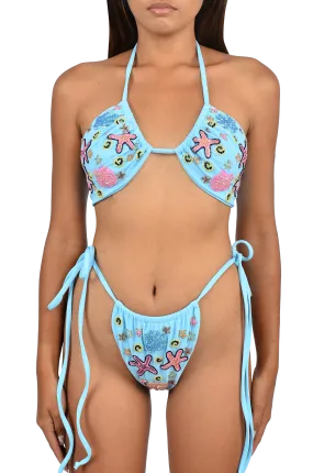 Oceanus Fia Swimsuit | Blue