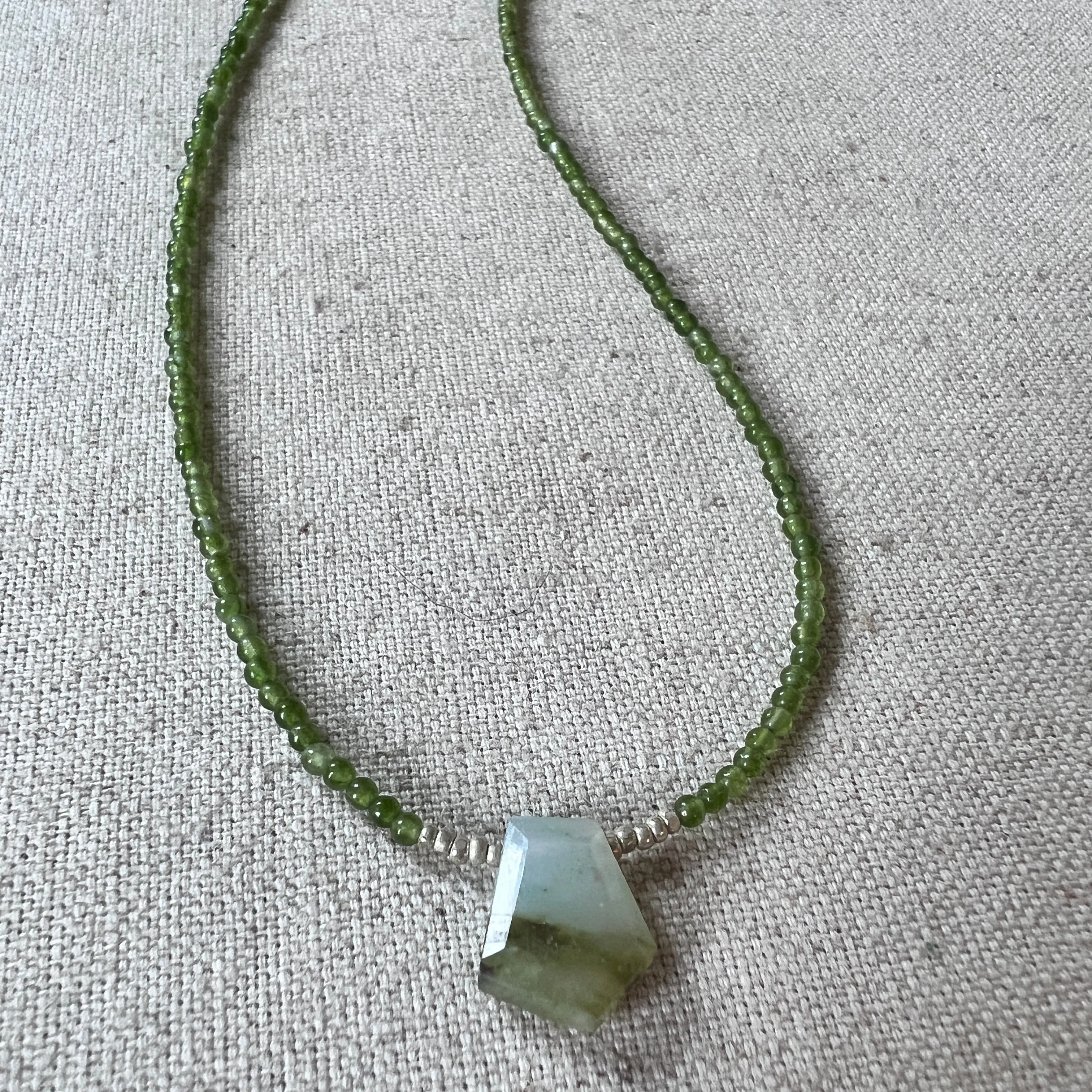 Olivine & Jasper Necklace