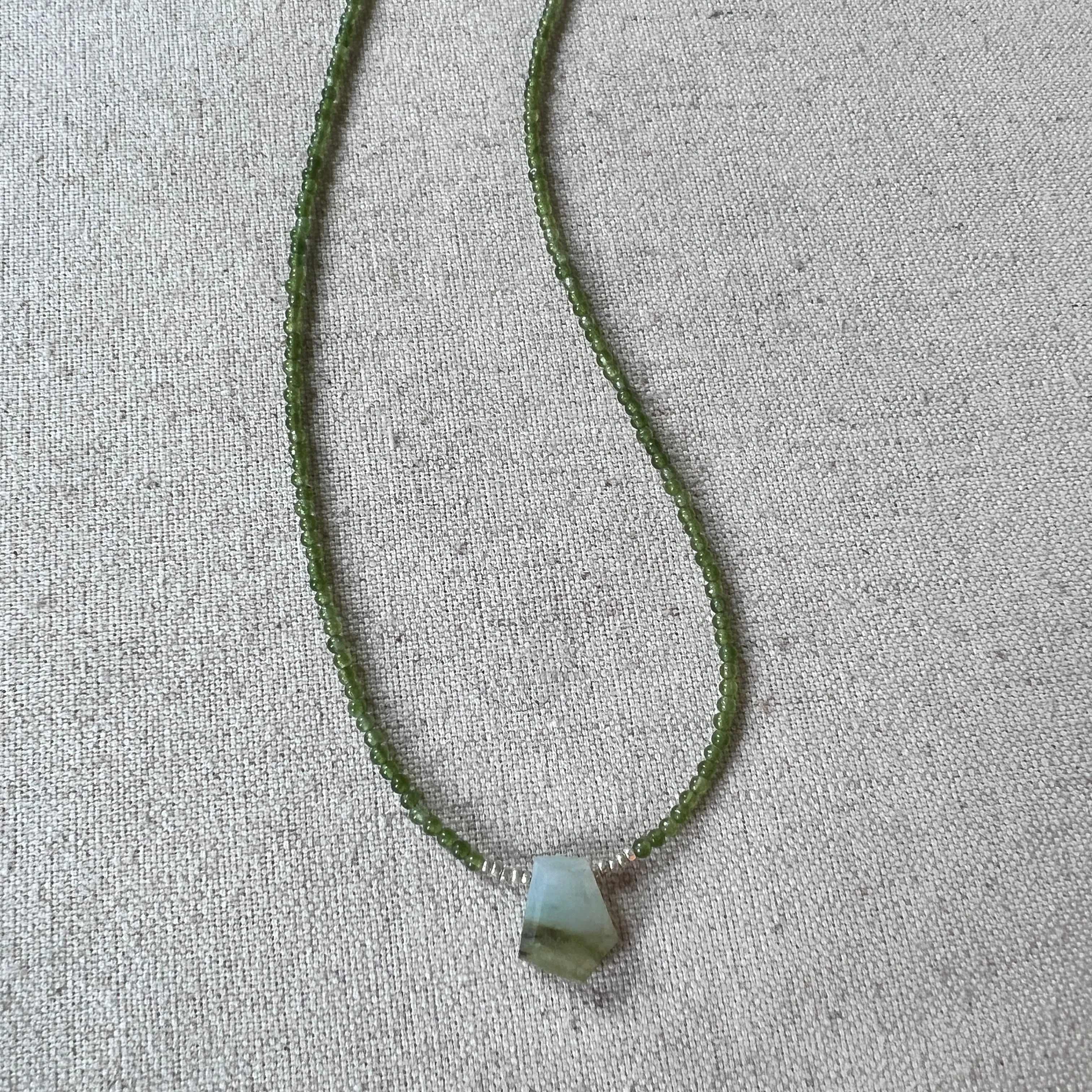 Olivine & Jasper Necklace