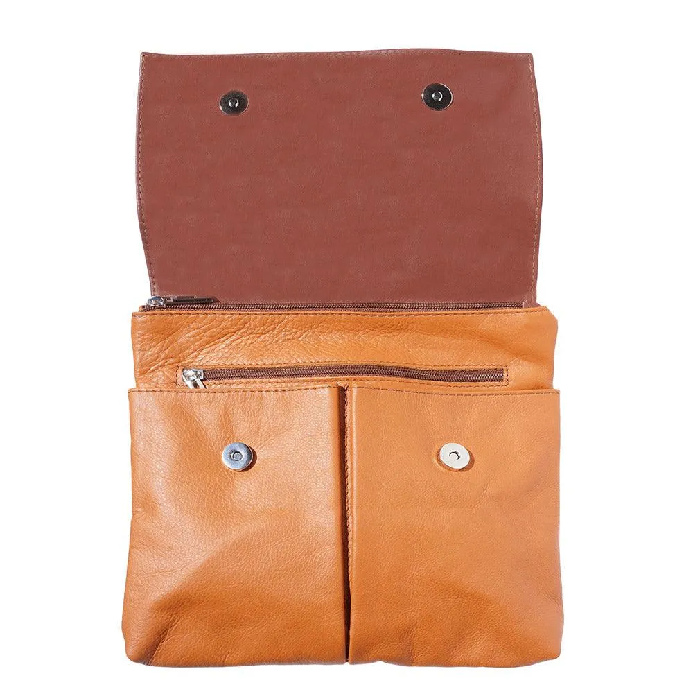 Oriana leather shoulder bag