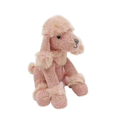 paris poodle knit rattle