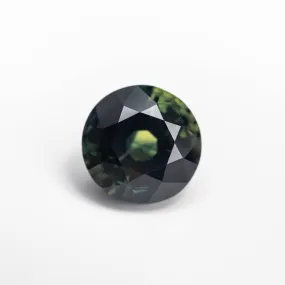 Parti Green-Blue Brilliant Sapphire - 1.76ct Round