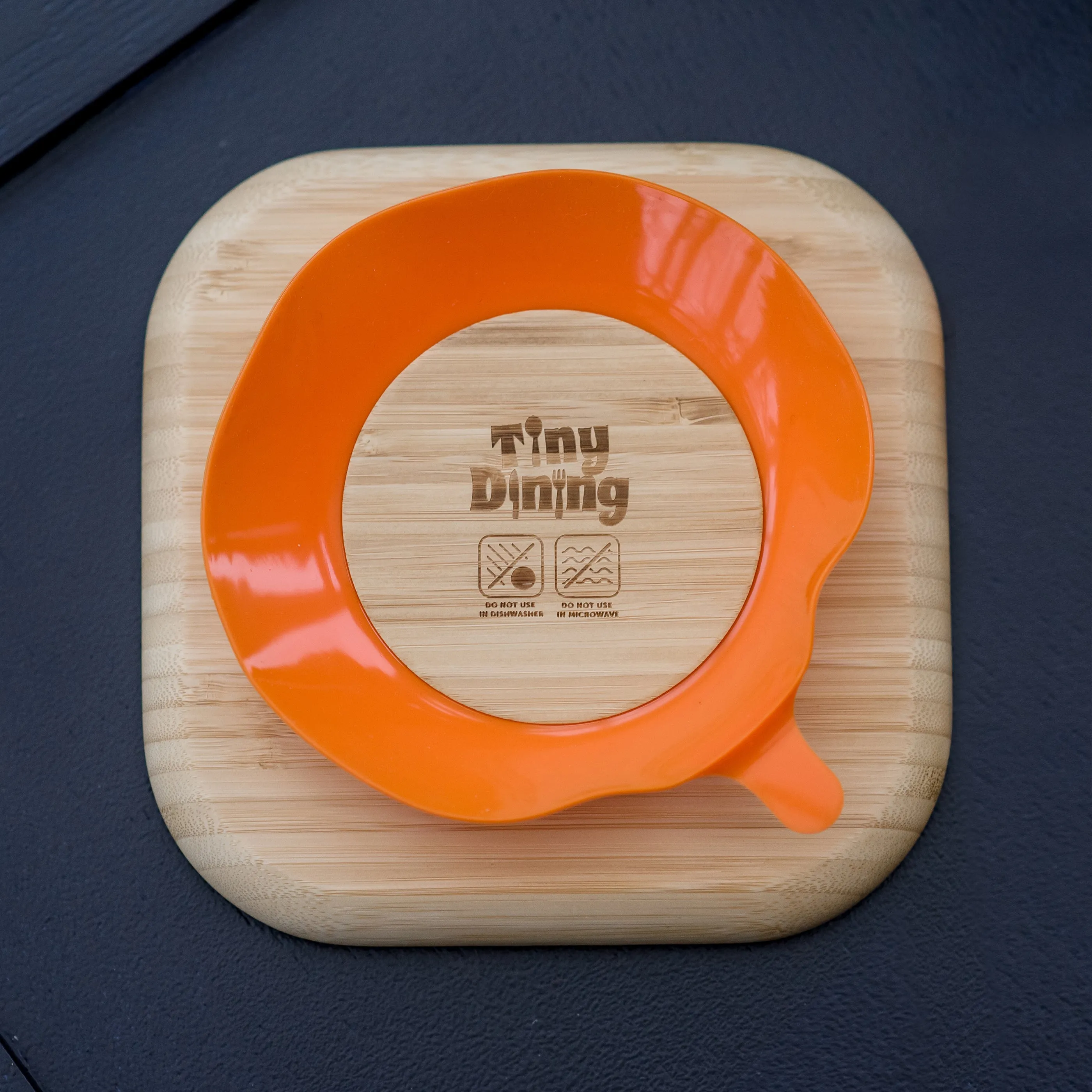 Personalised Woodland Bamboo Suction Plate