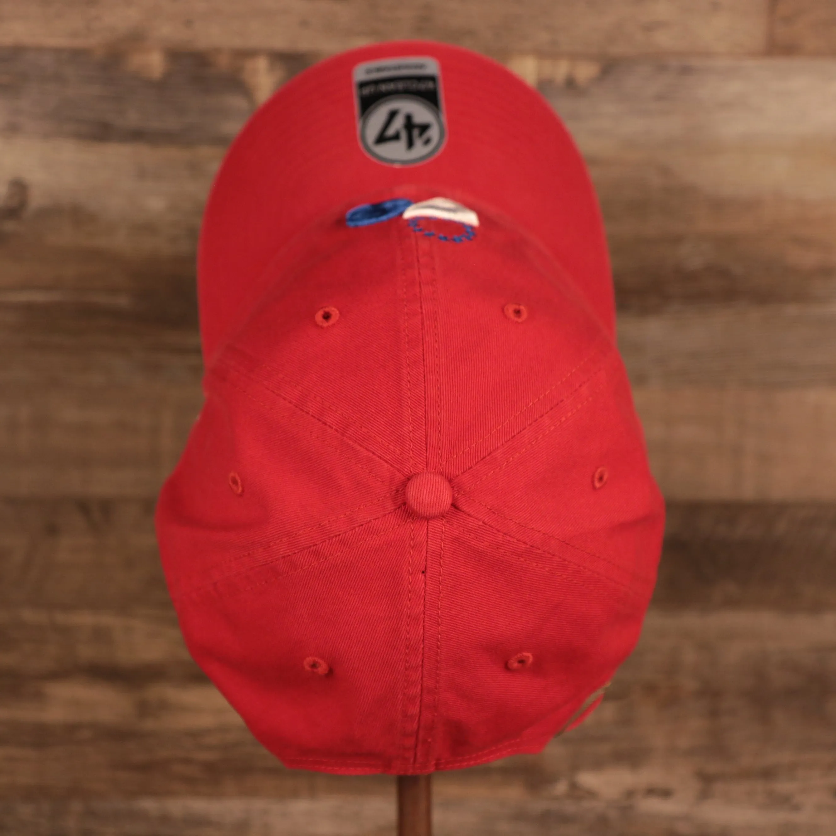 Philadelphia 76ers Red Adjustable Dad Hat