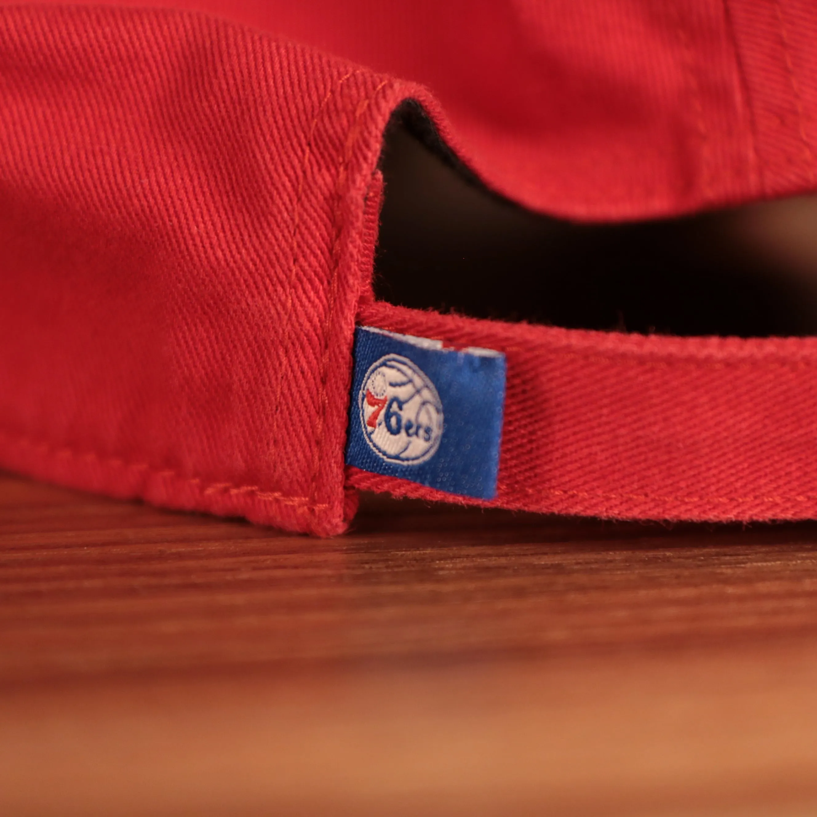 Philadelphia 76ers Red Adjustable Dad Hat