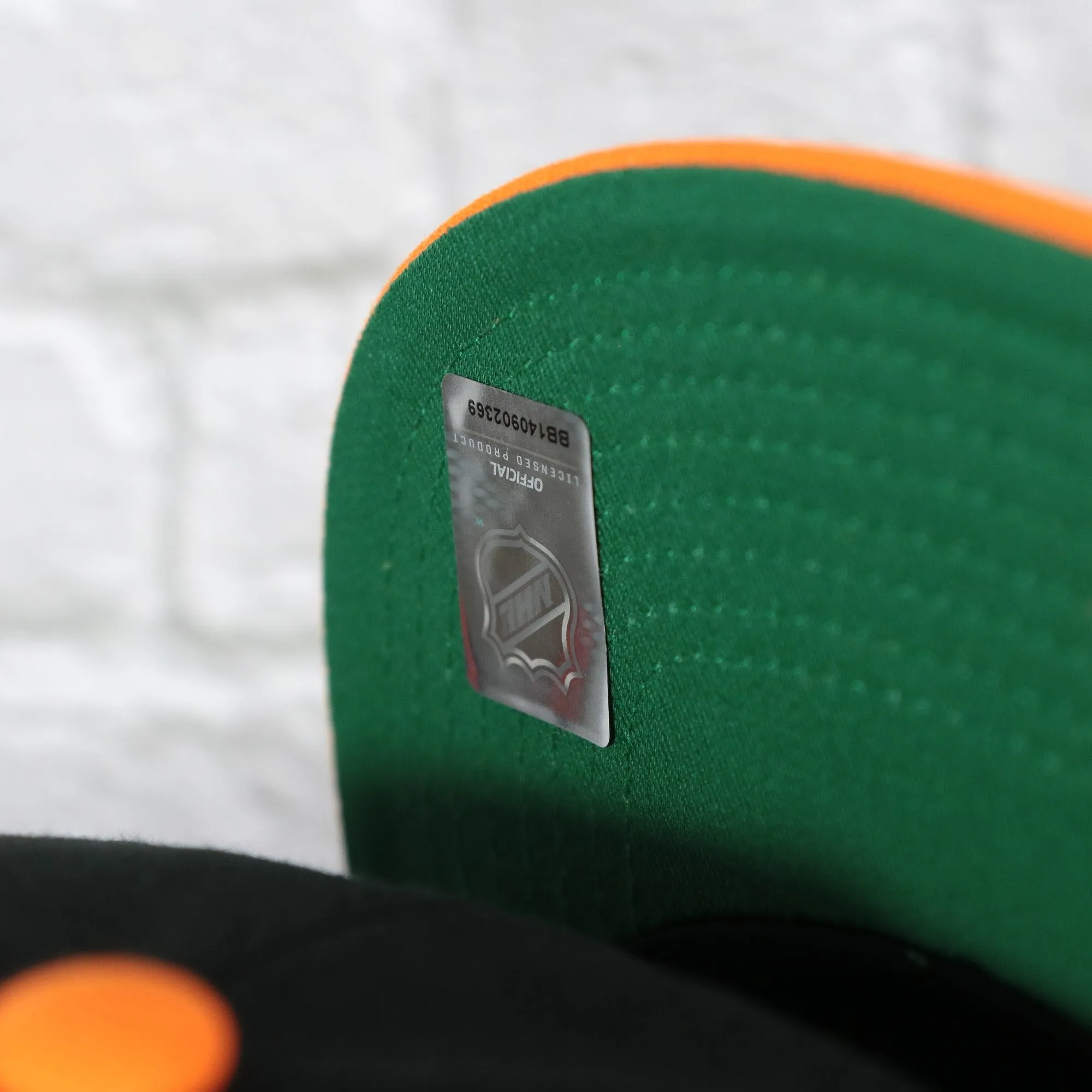 Philadelphia Flyers NHL Team 2 Tone 2.0 Green bottom | Black/Orange Snapback Hat