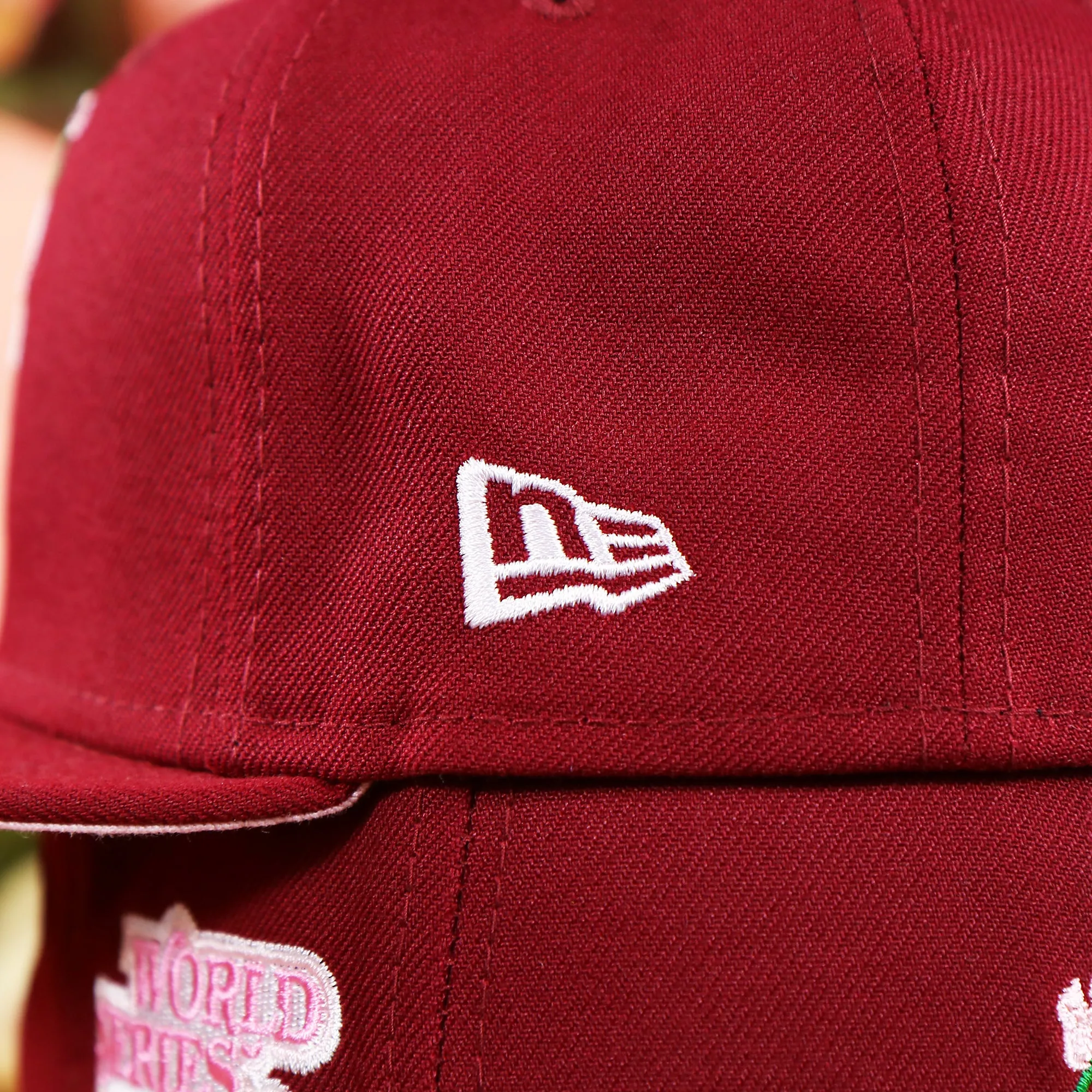 Philadelphia Phillies Cooperstown Pink UV Sakura Side Patch Bloom 59Fifty Fitted Cap | Maroon