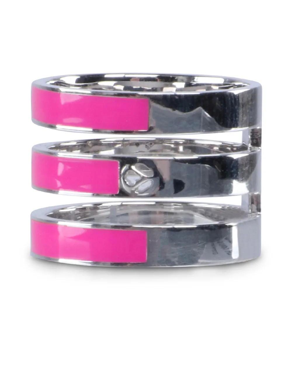 Pink Enamel Ring