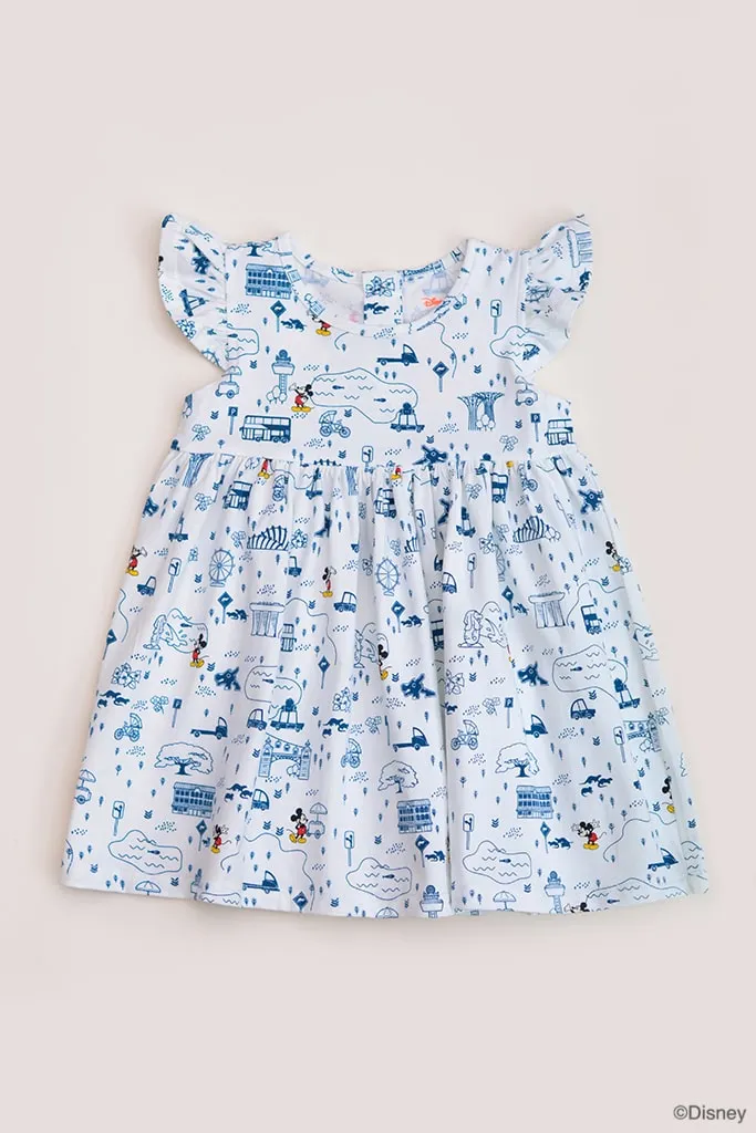 Piper Dress - Blue Road Trip Mickey