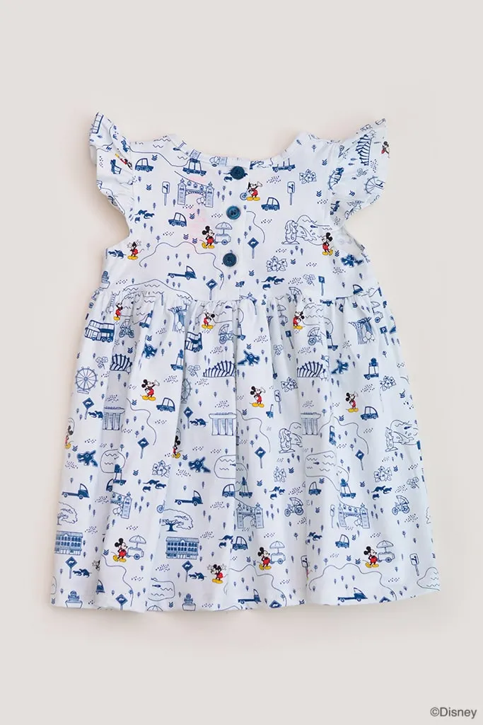 Piper Dress - Blue Road Trip Mickey