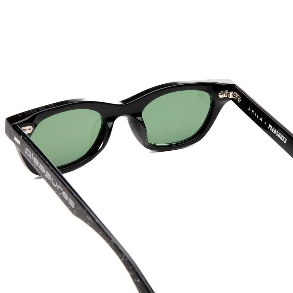 PLEASURES x Akila Method Sunglasses - Black