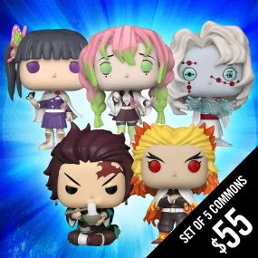 Pre-Order: Funko Pop! Demon Slayer S2 (Set of 5 Commons)