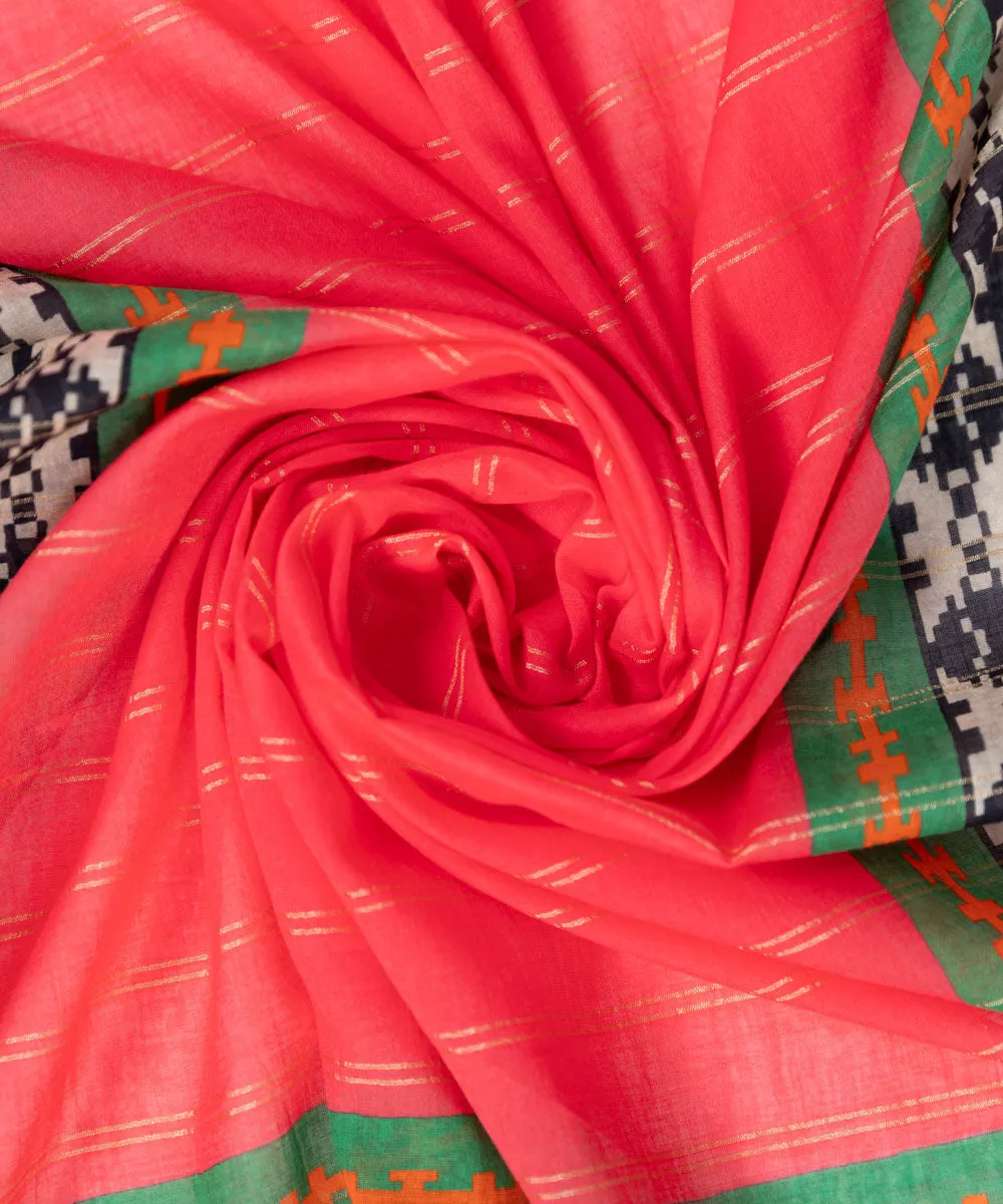 Printed Zari Voile Dupatta