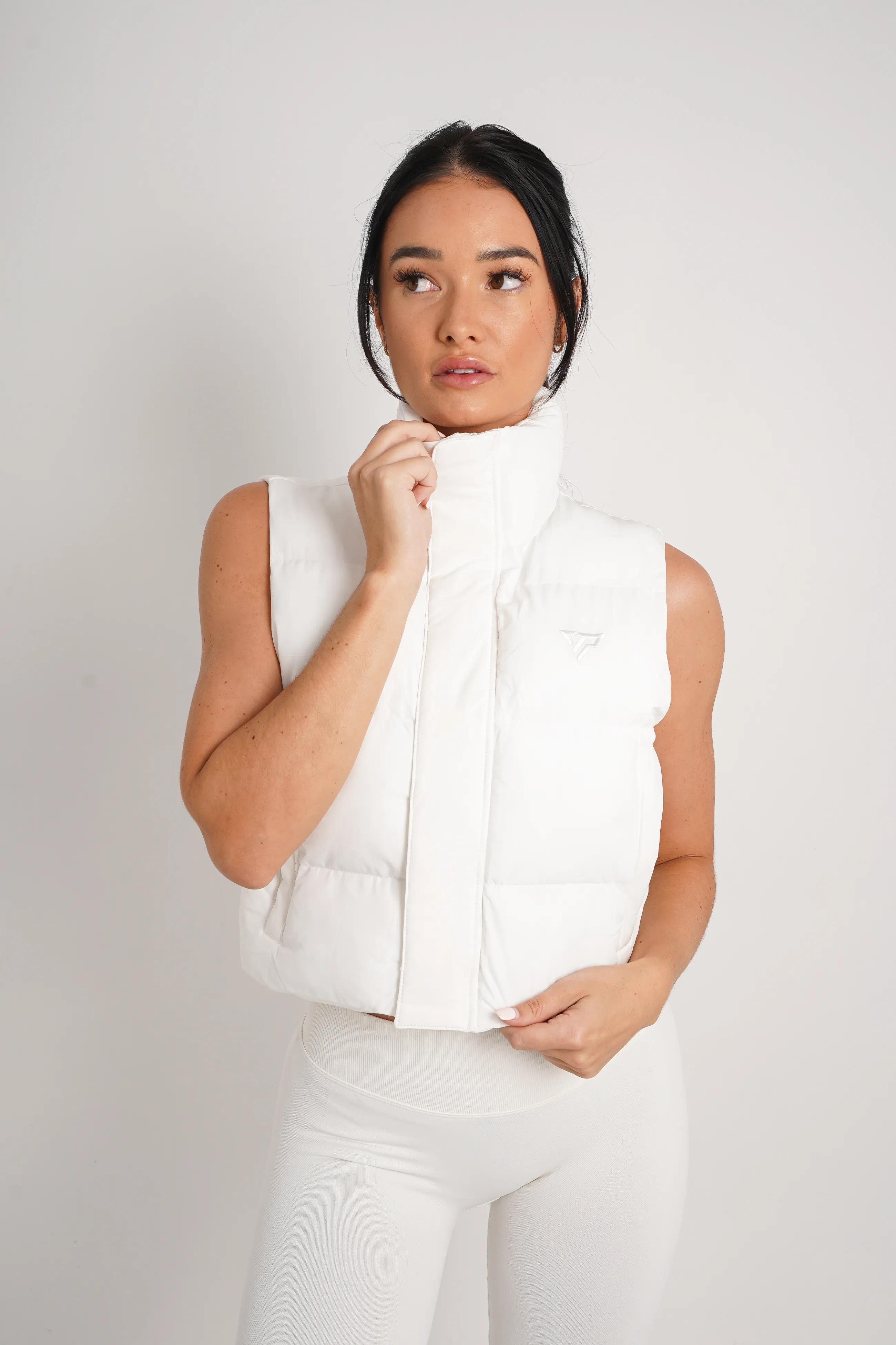 Puffer Vest - White