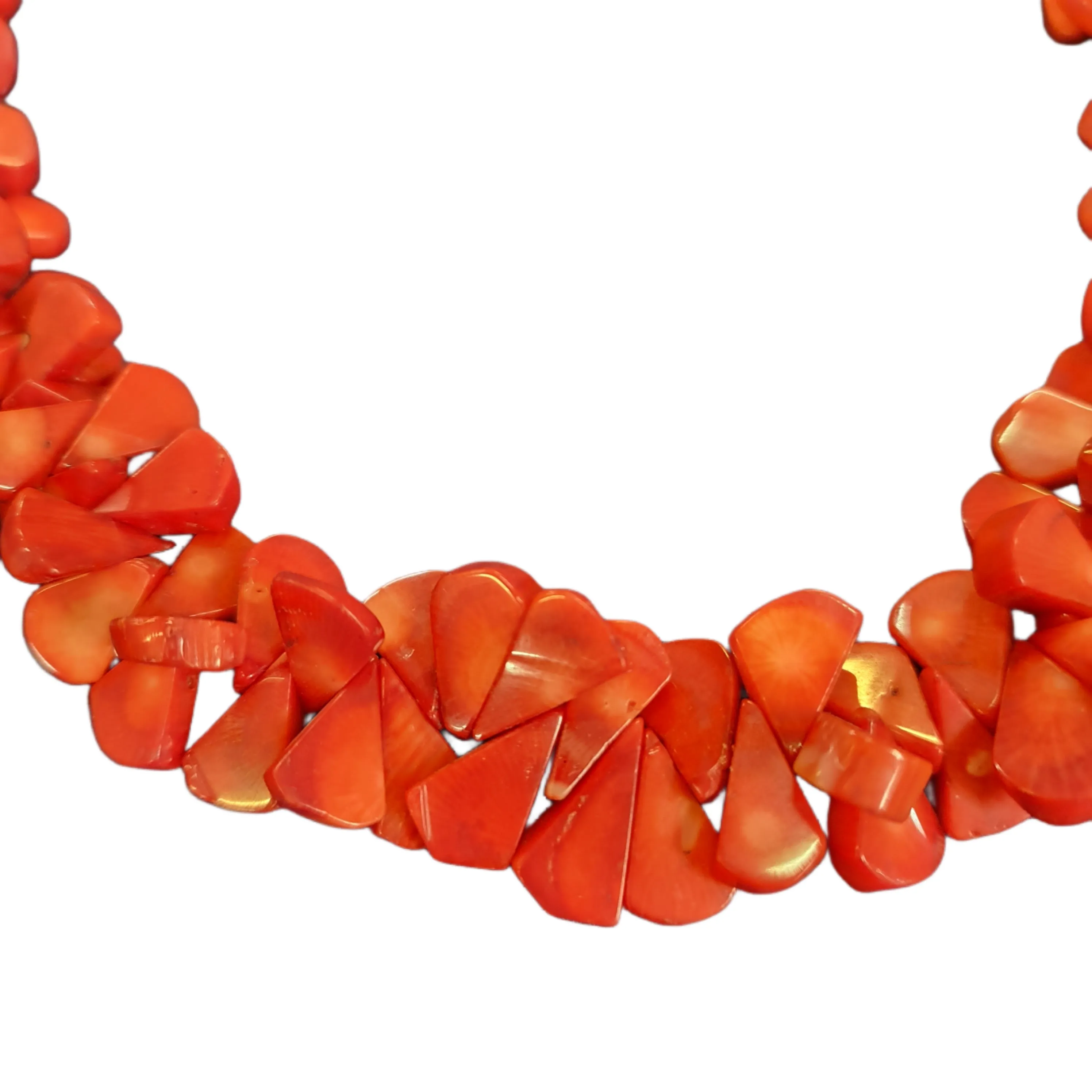 Red Bamboo Coral Necklace