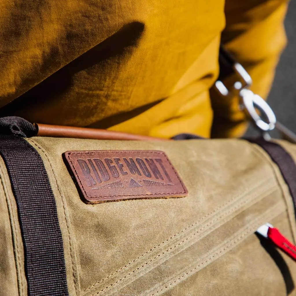 Rider Messenger Bag - Brown/Red