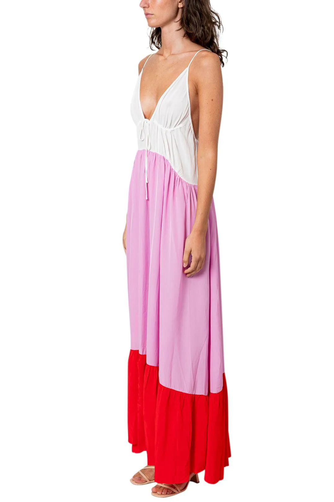 Rouched Long Dress