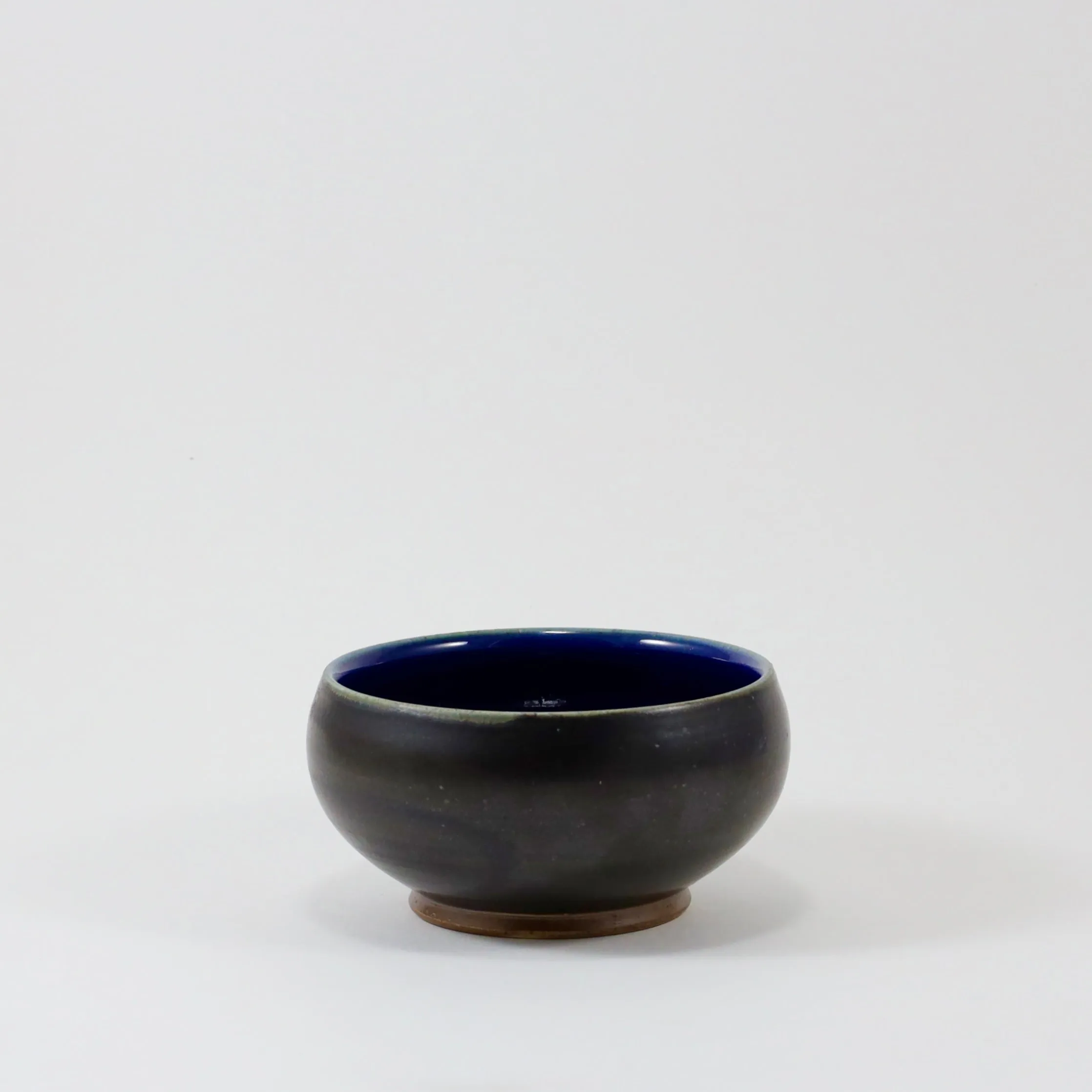 Round Bellied Black Bowl