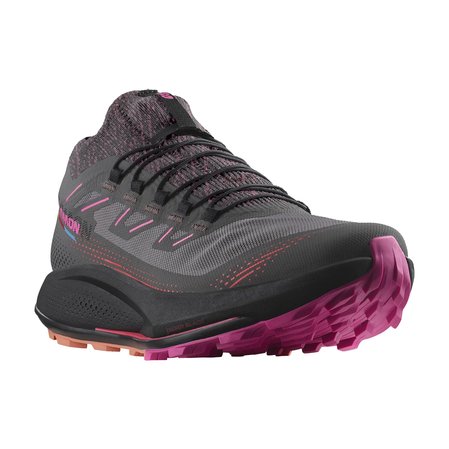 Salomon Pulsar Trail Pro 2  Plum Kitten/Black/Pink Glo