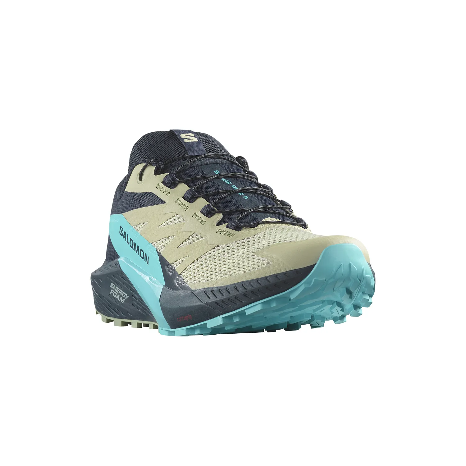 Salomon Sense Ride 5  Alfalfa/Carbon/Peacock Blue