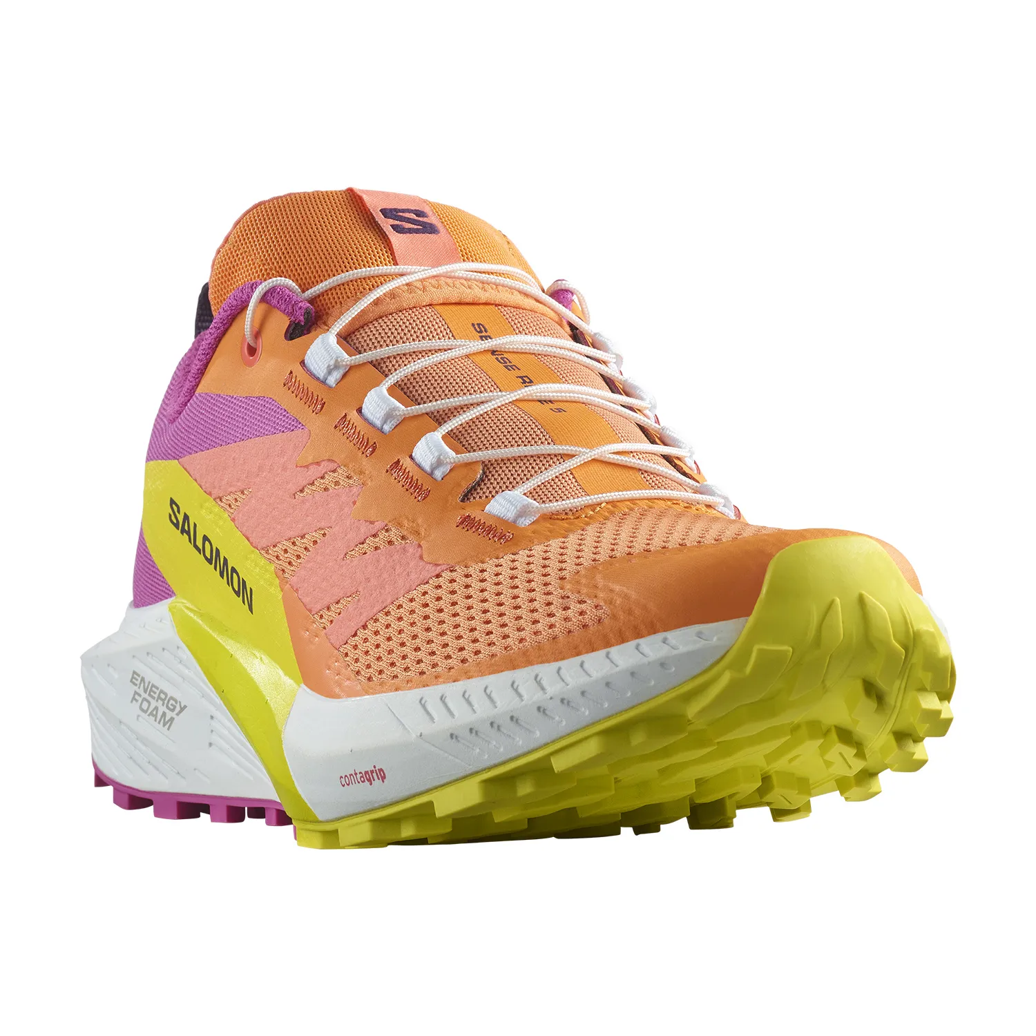 Salomon Sense Ride 5  Bird Of Paradise/White/Sulphur Spring