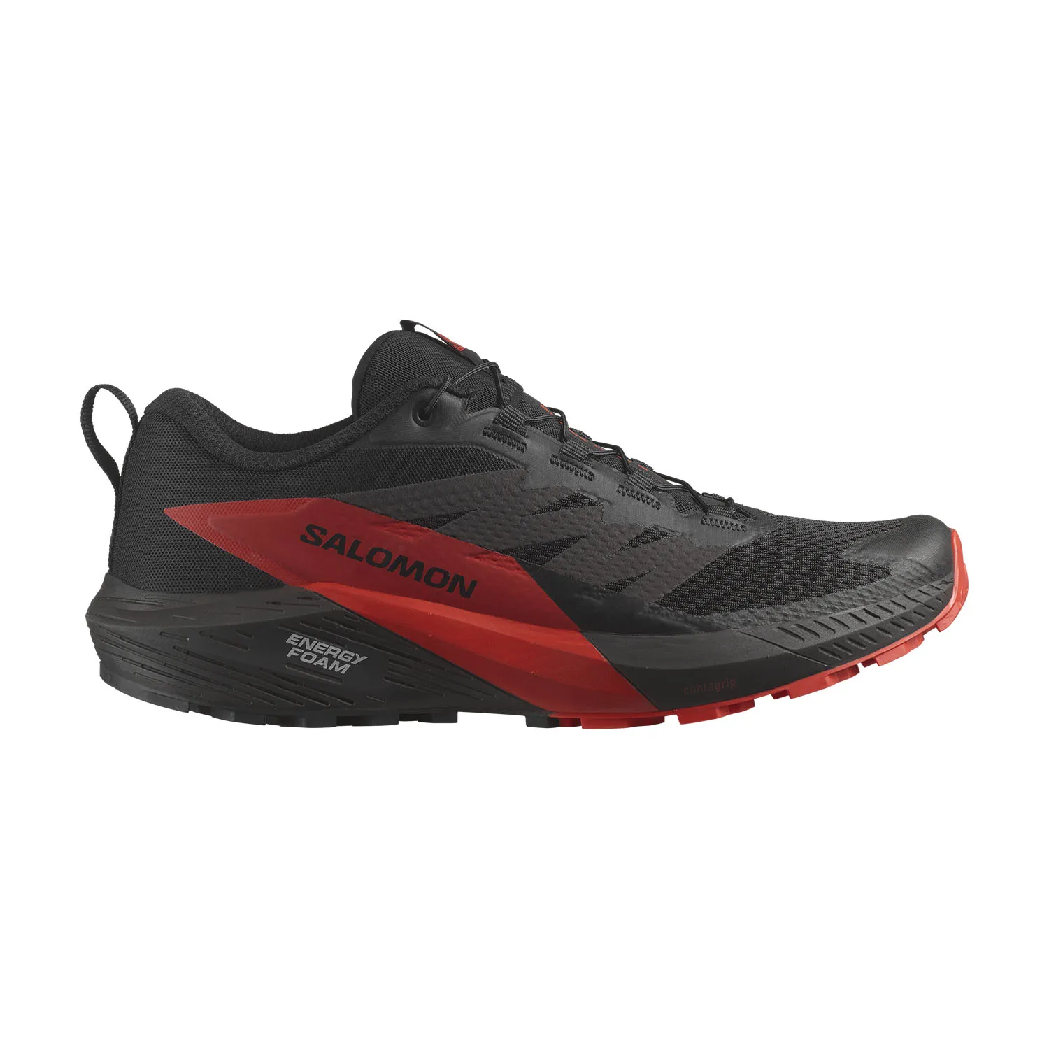 Salomon Sense Ride 5  Black/Fiery Red/Black