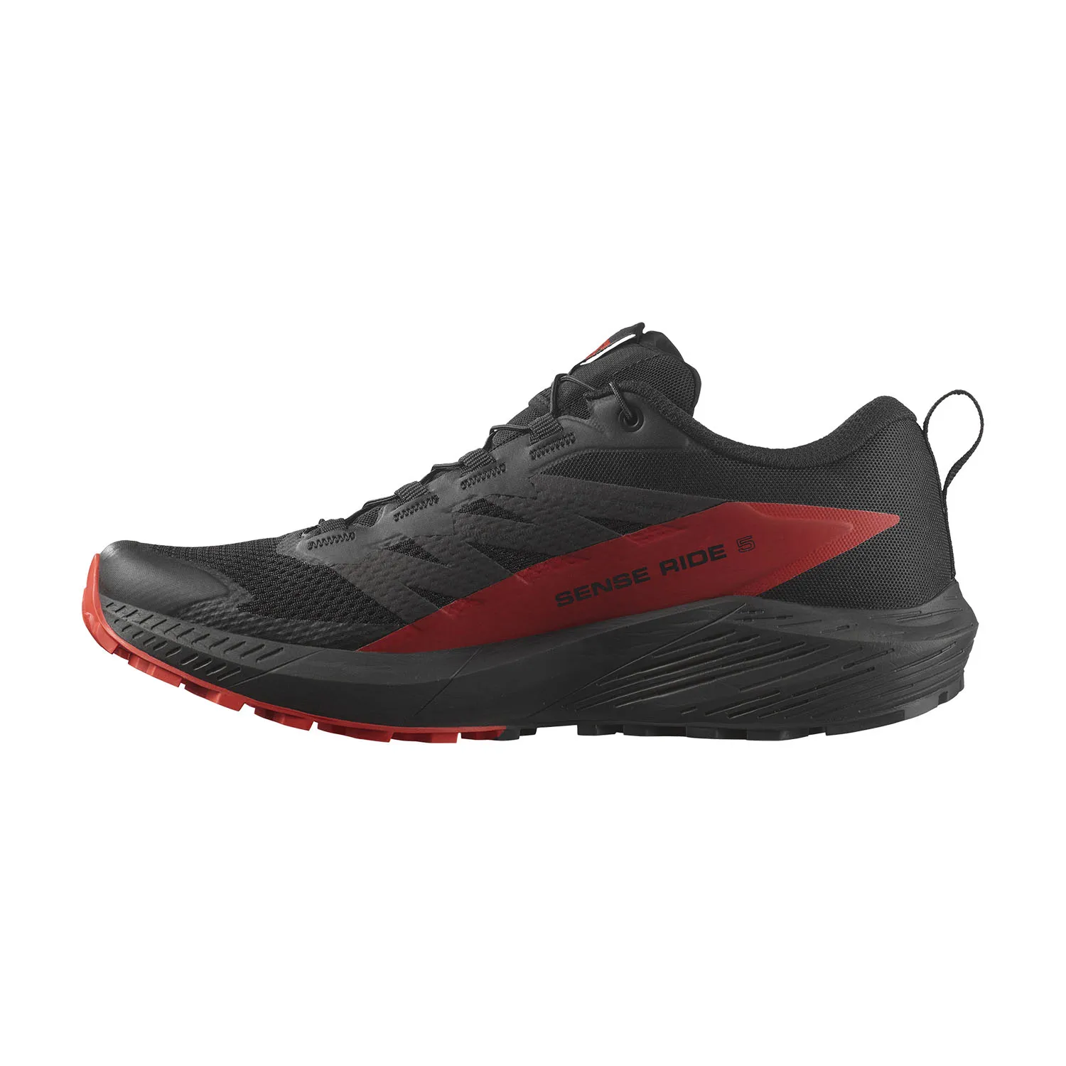 Salomon Sense Ride 5  Black/Fiery Red/Black