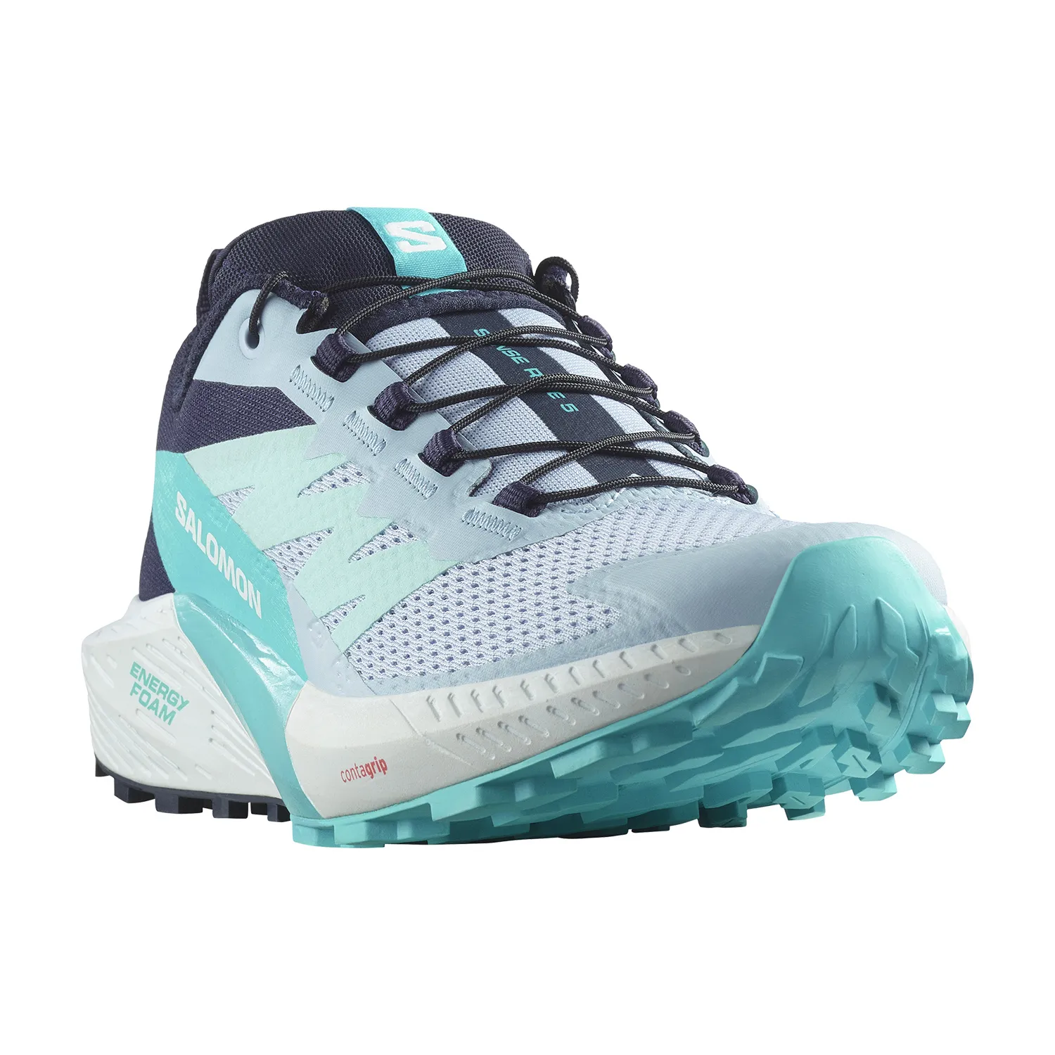 Salomon Sense Ride 5  Cashmere Blue/Carbon/Peacock Blue