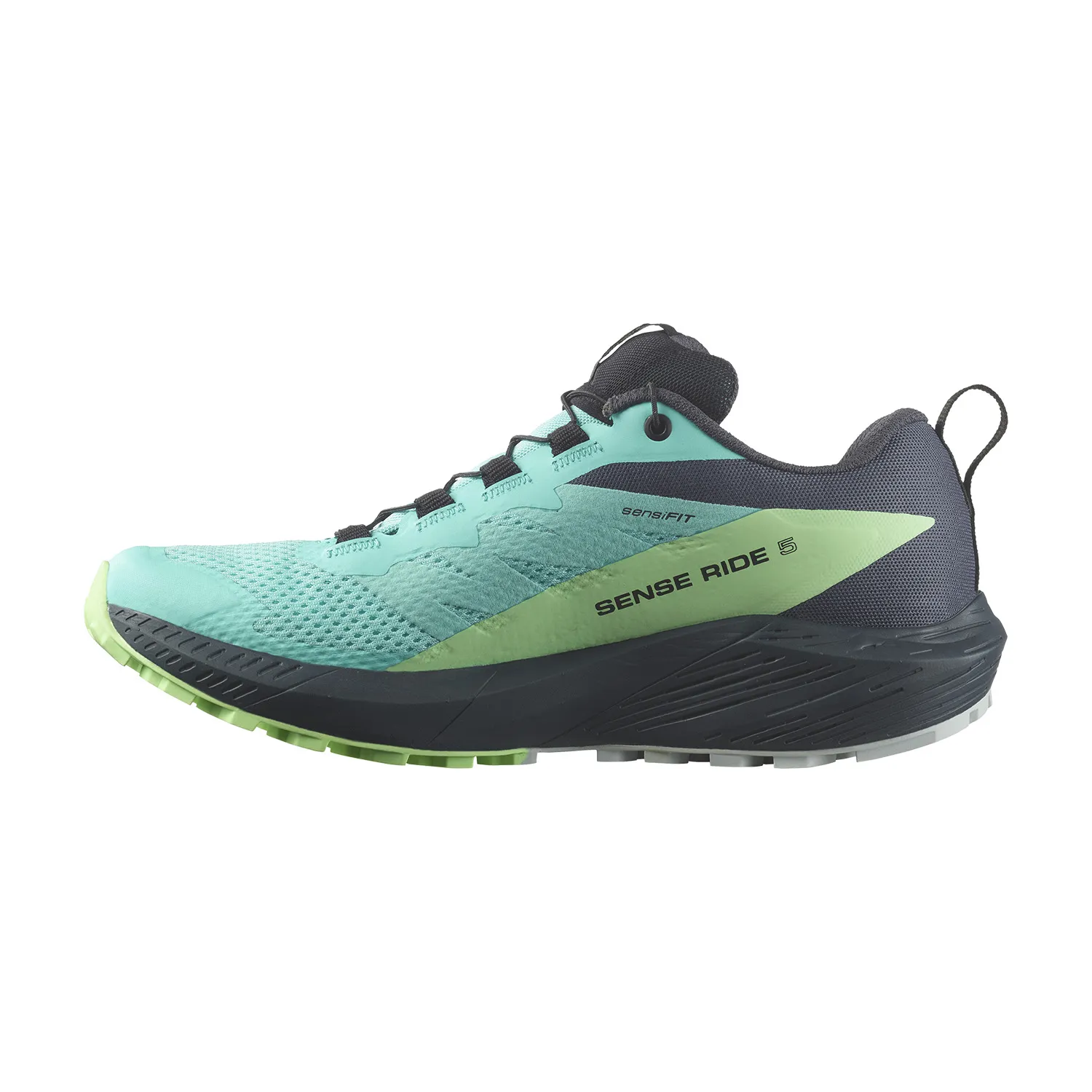 Salomon Sense Ride 5 GTX  Blue Radiance/Green Ash/India Ink