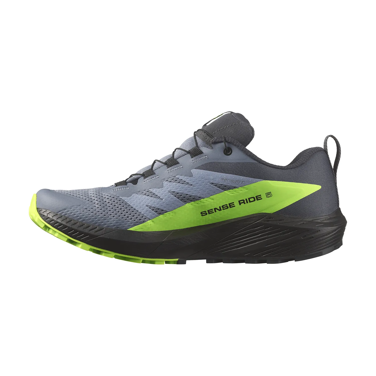 Salomon Sense Ride 5 GTX  Flint Stone/Black/Green Gecko