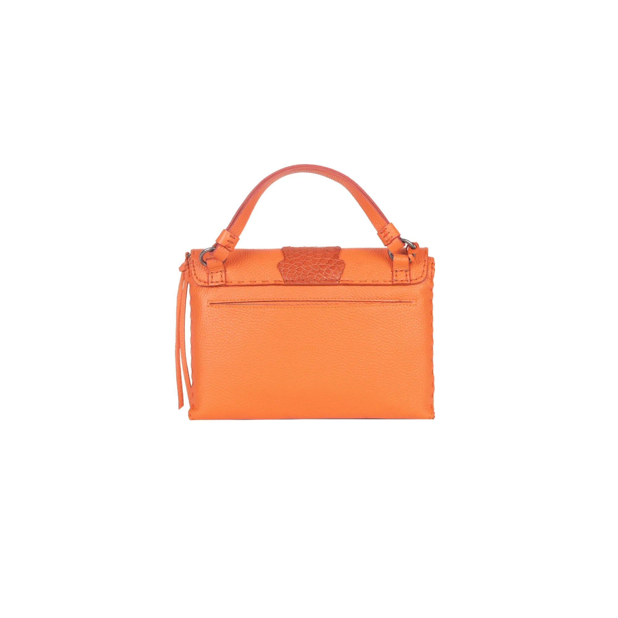 Saretta S Muflone with Crocodile Orange