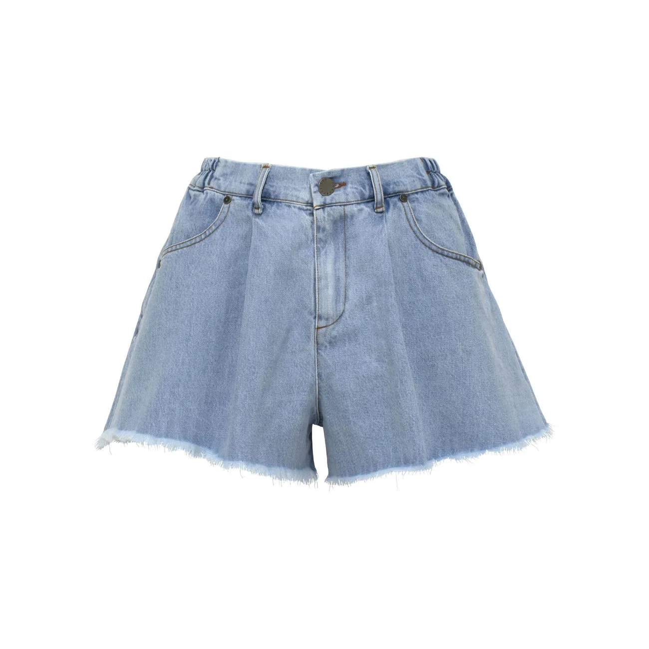 SHORT DENIM Donna Denim Chiaro