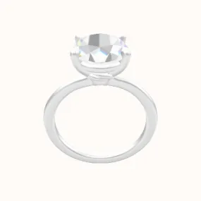 Solitaire Engagement Ring With Standard Four Prong Head