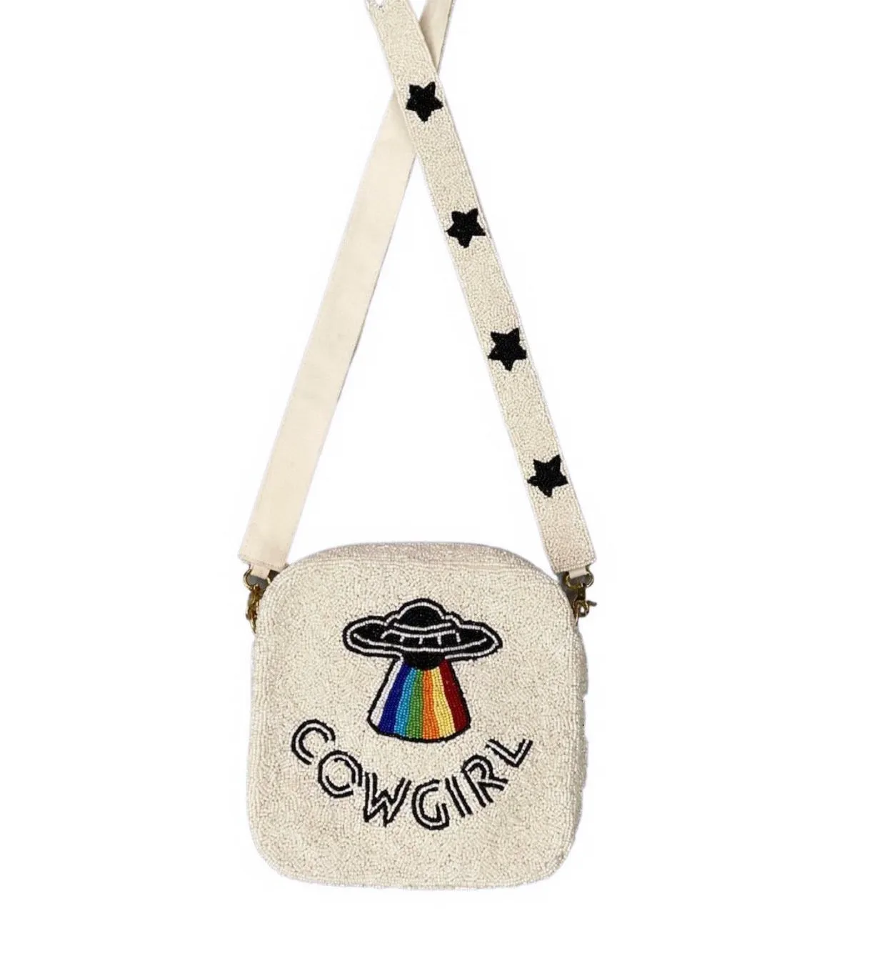 Space Cowgirl Beaded Bag