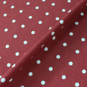 SPOTS HOME FURNISHING FABRIC - Red