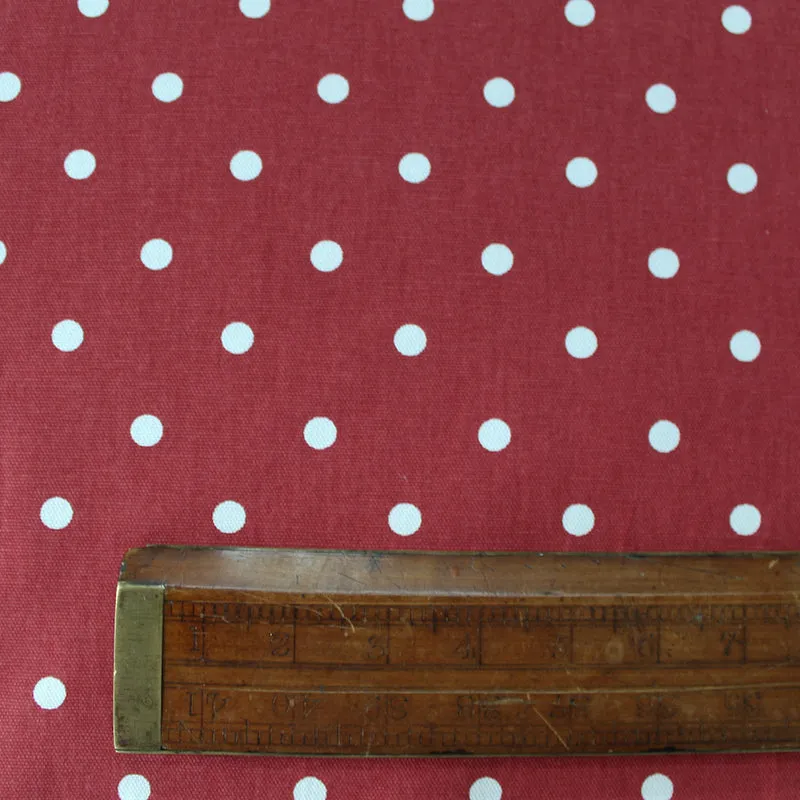 SPOTS HOME FURNISHING FABRIC - Red