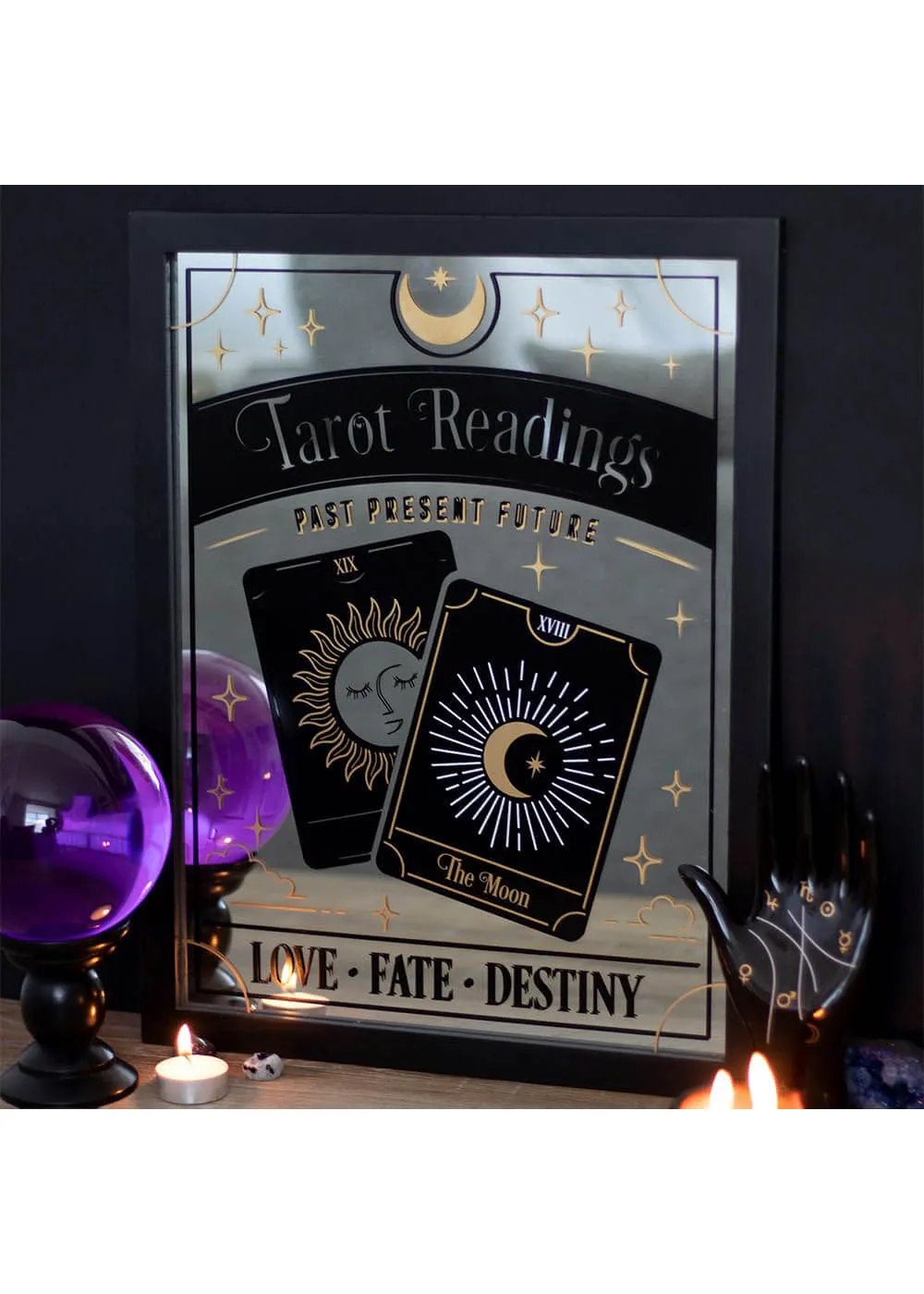 Succubus Tarot Readings Hanging Mirror Black