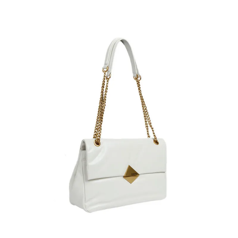 SX8028WHT Shoulder Bags - White