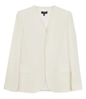 THEORYCOLLARLESS BLAZER IN GOOD WOOL