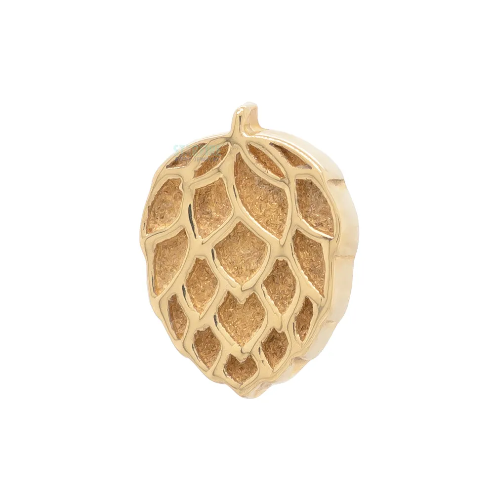 threadless: Hops Pin in Gold