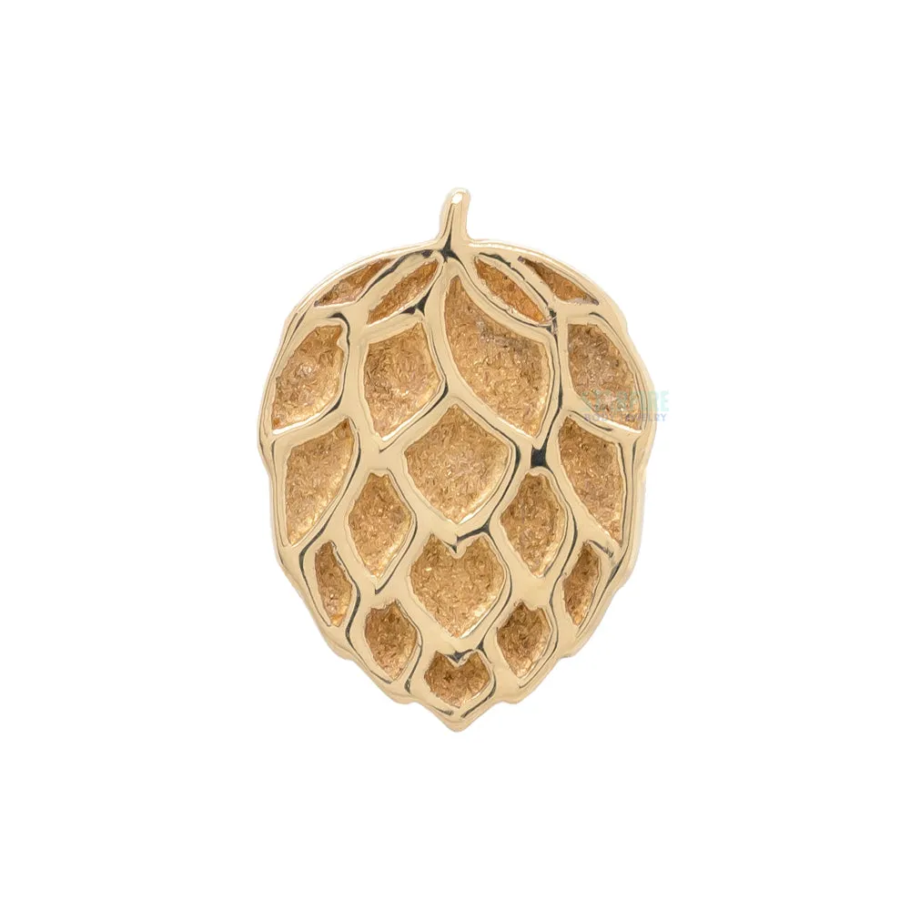 threadless: Hops Pin in Gold