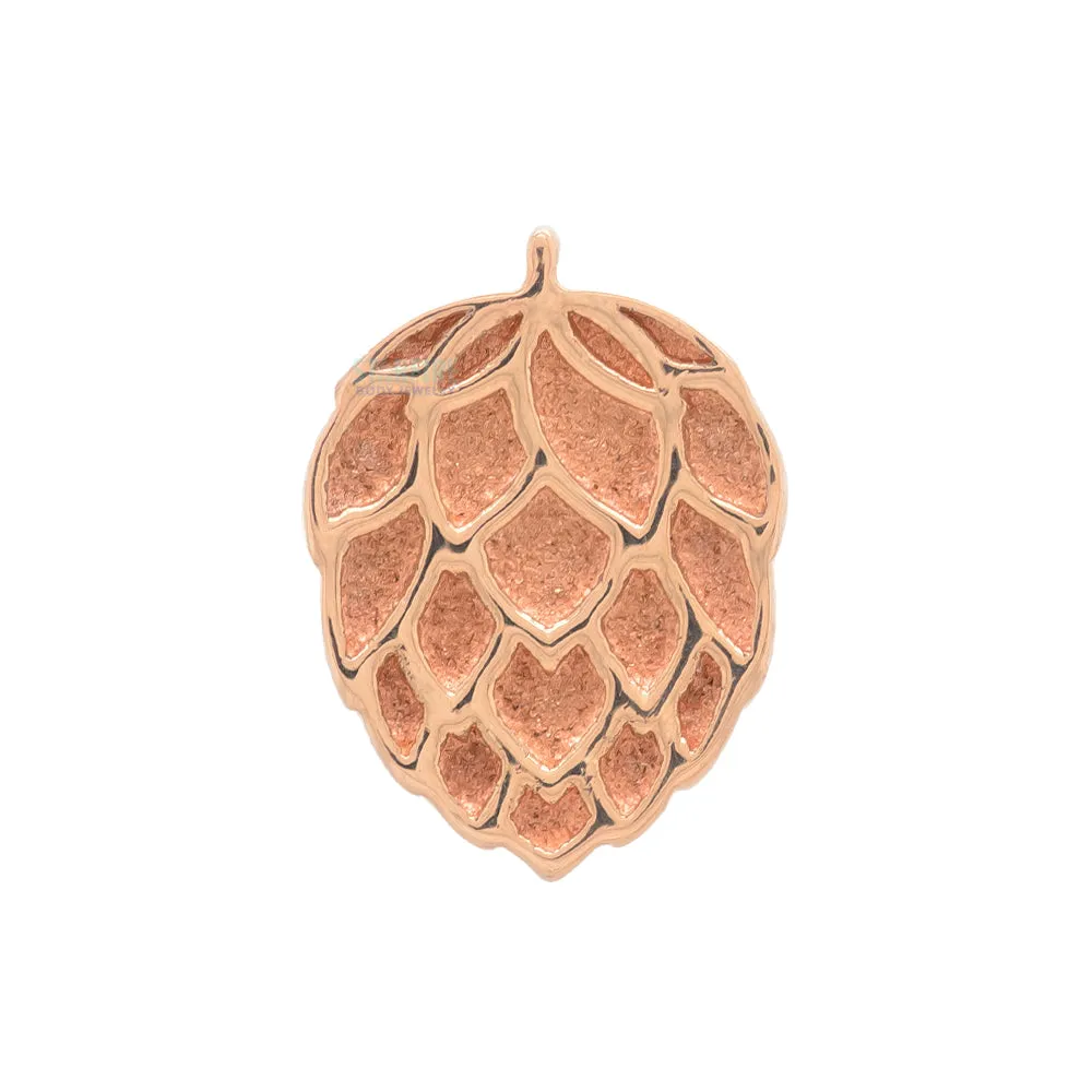 threadless: Hops Pin in Gold