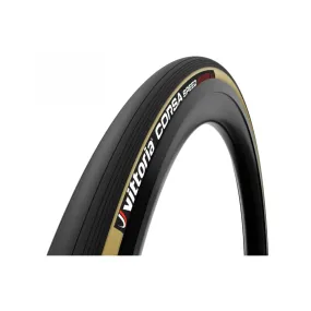 Tyre Vittoria Tubular Corsa Speed 700x23 G2 Cream Black